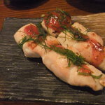 焼とりの八兵衛 - ささみの梅しそ巻き