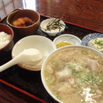 Takara Onsen - たら汁定食　1,100円