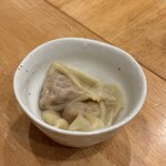 中華そば ココカラサキゑ - ワンタン別皿提供