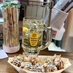 タコとハイボール - ドリンク写真: