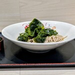 いろり庵きらくそば  - 料理写真:わかめそば(冷) ¥520