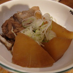 びっくりうどん - ぶり大根（2014/12)