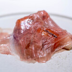 レストラン オオツ - 2026.1 お野菜と生ハム（地物紫大根塩釜ロースト、蕪フライパンロースト、人参コンフィ、コザワファームラボ天日干しの干し芋、フランス産生ハム）