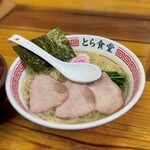 とら食堂 - 外が寒かったので温盛りに=(^.^)=　麺もあったかです♪