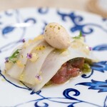 Le Jardin de Kamo - 2026.2 本鮪のタルタル 蕗の薹のタプナード 独活と仏手柑のピクルス アーティチョーク