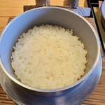 大正cafe - 「小島さんが育てた新米ミルキー米(釜炊き)」