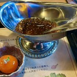 大正cafe - 「大蒜青唐辛子醤油ソース」