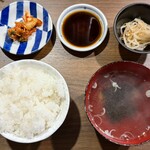 肉三昧 石川竜乃介 - ライスセット