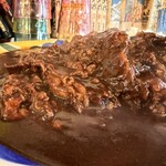 文化屋カレー店 - 素敵な眺め♪お肉ごと、そのまま飲めそう(≧∀≦)