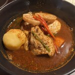 札幌スープカリー アナンダ - やわらか炙りでかチキンカリー