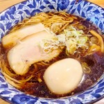 中華そば 肴 yamago - yamagoブラック(味玉トッピング)