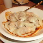 鼎泰豊 信義店 - ピリ辛ゆでワンタン（海老）　　　　　　￥１６０（￥６４０）
                                
                                