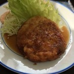 寒曳山パーキングエリア（上り線）スナックコーナー - 豆腐ハンバーグ