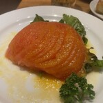 牛たん料理 閣 - トマトサラダ（ハーフ）