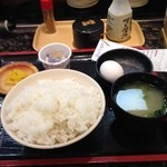 回転寿司みさき - 納豆定食 ごはん大盛 390円