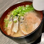 馬刺ともつ鍋 居酒屋 九州小町 個室 飲み放題 - ごま鯖茶漬け@660