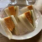 喫茶チロル - 玉子サンド(ハーフ)