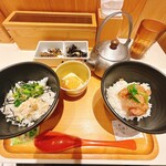 だし茶漬け えん - 料理写真:ハーフ&ハーフ(普通盛)