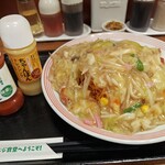 リンガーハット - 野菜たっぷり皿うどん全景図