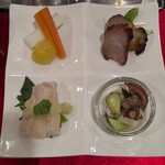 ニケ - 前菜4種盛り合わせ。