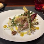 ラトリエ ドゥ ジョエル・ロブション - アンティーブと青リンゴのサラダ