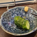 金町製麺 - きゅうりの糠漬け