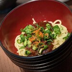 オールデイダイニング モザイク - 広島名物？汁無しタンタン麺。