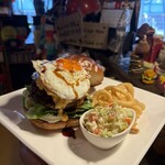 R-S - 『TERIYAKI TARTAR EGG BURGER¥1,600』 ※ミニコールスローはご好意になります。 『ハートランドS¥600』