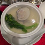 ニケ - 蛤と菜の花の茶碗蒸し これも最高に美味かった。