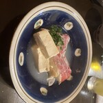 旬菜処 びいどろ - 〇アカマチのカマと島豆腐のマース煮