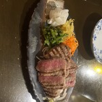 旬菜処 びいどろ - 〇旨味上等赤身の石垣牛ステーキ