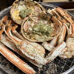 福井名物ずわい蟹料理 こまつや - ズワイ蟹の焼き