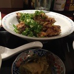 ライオン飯店 - 鶏のから揚げ定食