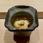 くるますし - とらふぐの白子と蕪の茶碗蒸し