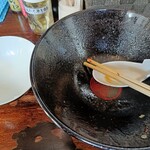 濃麺 海月 - 塩分過多気にしてるけど完食完飲。
