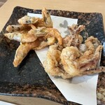 挽きぐるみ蕎麦屋 慎 - ビールセット1,000円　量も味も満足