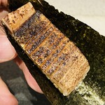 神楽坂 鮨 弥栄 - さば炙り 手巻き