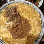 丸亀製麺 - 料理写真:肉がさね玉子あんかけ 大