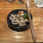 スタンド煮ガ味 - ハガツオのハラスの炙り