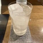 食堂こなん - 梅ジュース　炭酸割り