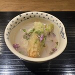 食堂こなん - 蛤　タラの芽