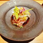 むら上 - ヨコワマグロの炙り