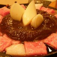太田なわのれん - 特上ぶつ切り牛鍋
