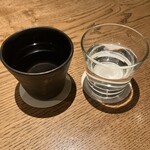 焼鳥 るい家 - 芋焼酎お湯割りと冷水