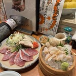 旬魚季菜 とと桜 - 鰤しゃぶ　バイ貝