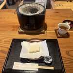 落雁諸江屋 西茶屋菓寮 味和以 - 生餅提供雰囲気