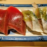 すしセンター 裏天王寺 - 魚屋の選ぶ赤身 と シメサバ
