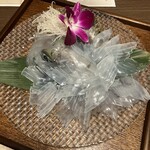 尾ノ上Ryokan - イカ活け造り