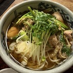 泰明庵 - せりかしわ蕎麦！シャキシャキ〜