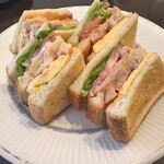 カフェーパウリスタ - アメリカンクラブサンド